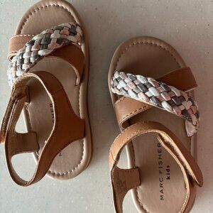 Marc Fisher Kids Multicolor Braided Strap Sandals - Size 9